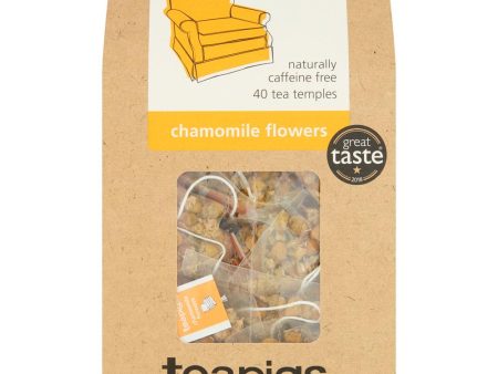 Teapigs chamomile flowers 40 tea temples on Sale