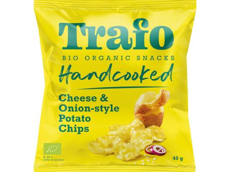 Trafo Organic Handcooked Crisps Cheese & Onion 40g For Discount