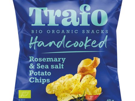 Trafo Organic Handcooked Rosemary & Himalaya Salt Crisps 40g Sale