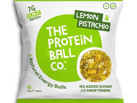 The Protein Ball Co Lemon & Pistachio Protein + Vitamin Balls (Plant Protein) Supply