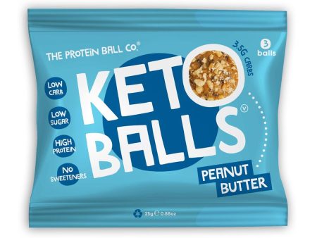 The Protein Ball Co Keto Peanut Butter 25g Online Hot Sale