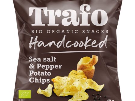 Trafo Organic Handcooked Salt & Pepper Crisps 40g Cheap