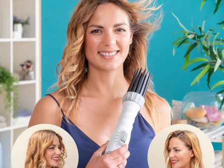 3-in-1 Drying, Styling and Curling Hairbrush Dryple InnovaGoods 550 W Online