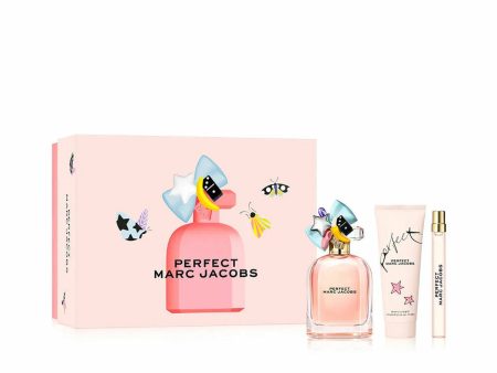 Women s Perfume Set Marc Jacobs PERFECT EDP 3 Pieces Supply