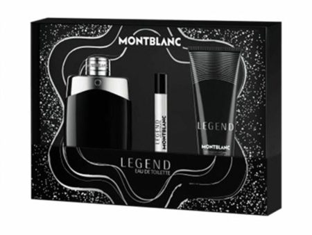 Women s Perfume Set Montblanc LEGEND EDT 3 Pieces Hot on Sale