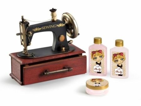 Bath Set Lorenay Bon Matin Pin Up Sewing Machine (3 pcs) Supply