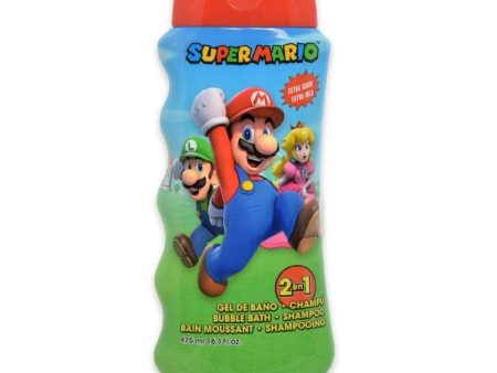 2-in-1 Gel and Shampoo Lorenay Super Mario Bros™ 475 ml For Discount