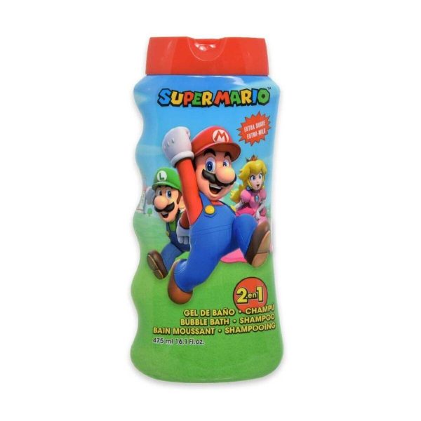 2-in-1 Gel and Shampoo Lorenay Super Mario Bros™ 475 ml For Discount