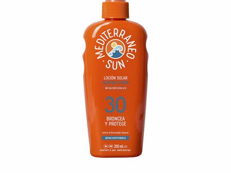 Sun Lotion Mediterraneo Sun COCONUT MEDITERRANEO SUN Spf 30 200 ml Bronzer on Sale