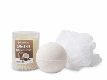 Bath Set IDC Institute Smoothie Coconut 3 Pieces on Sale