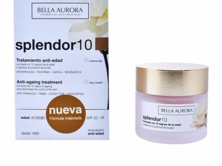 Anti-Ageing Cream Splendor 10 Bella Aurora Splendor Spf 20 (50 ml) 50 ml For Cheap