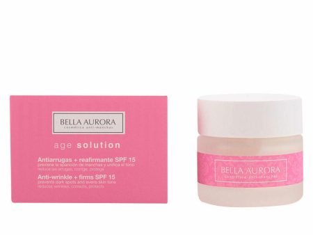 Anti-Wrinkle Cream Bella Aurora 2526106 Firming Spf 15 50 ml For Sale