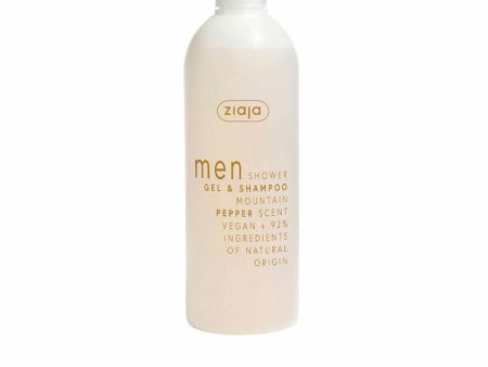 2-in-1 Gel and Shampoo Ziaja Mountain Pepper 400 ml Online Sale