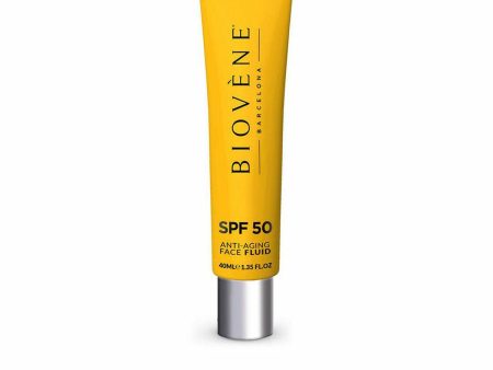 Sun Screen Lotion Biovène HYALURONIC ANTI-AGING Spf 50 40 ml Anti-ageing For Cheap