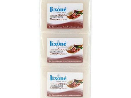 Soap Cake Coco Lixoné Coco (3 uds) 125 g Supply