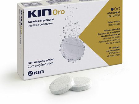 Cleaning Tablets for Dentures Kin Kin Oro 30 Units on Sale