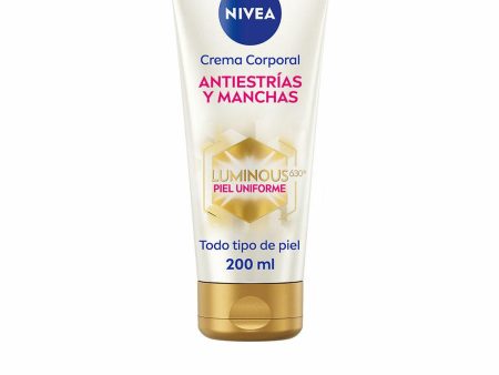 Anti-Stretch Mark Cream Nivea LUMINOUS 630º 200 ml Online Sale