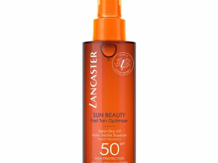 Sunscreen Oil Lancaster Sun Beauty Fast Tan SPF50 (150 ml) Online Hot Sale